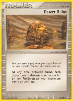 Pokémon-Karte Desert Ruins 088/101