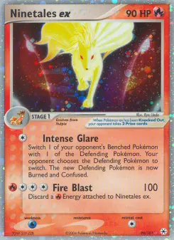 Pokémon-Karte Ninetales ex 096/101