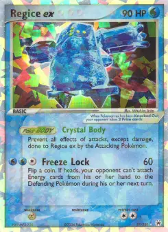Pokémon-Karte Regice ex 097/101