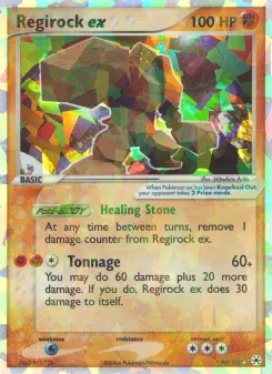 Pokémon-Karte Regirock ex 098/101