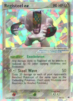 Pokémon-Karte Registeel ex 099/101