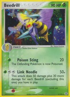 Pokémon-Karte Bibor 001/112