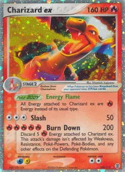 Pokémon-Karte Glurak ex 105/112