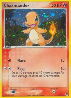 Pokémon-Karte Glumanda 113/112