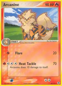 Pokémon-Karte Arkani 018/112