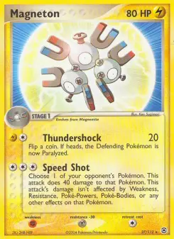 Pokémon-Karte Magneton 027/112