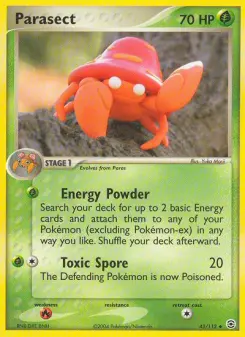 Pokémon-Karte Parasek 043/112