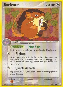 Pokémon-Karte Rattikarl 048/112