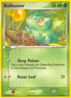 Pokémon-Karte Bisasam 054/112