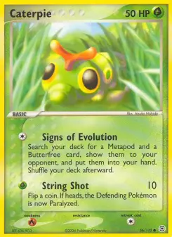 Pokémon-Karte Raupy 056/112