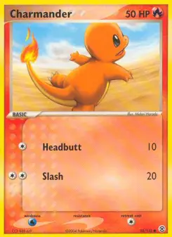 Pokémon-Karte Glumanda 058/112