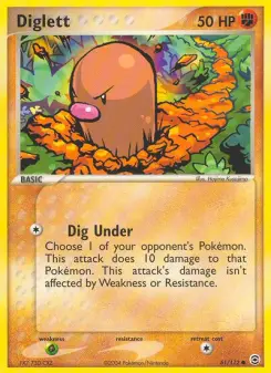 Pokémon-Karte Digda 061/112