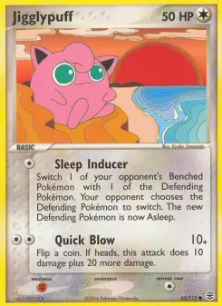 Pokémon-Karte Pummeluff 065/112