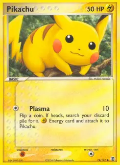 Pokémon-Karte Pikachu 074/112