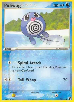 Pokémon-Karte Quapsel 075/112