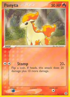 Pokémon-Karte Ponita 076/112