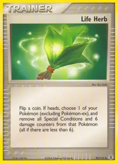 Pokémon-Karte Lebenskräuter 093/112