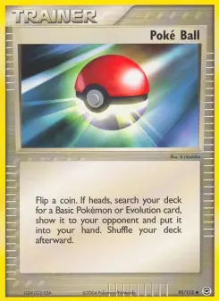 Pokémon-Karte Pokéball 095/112