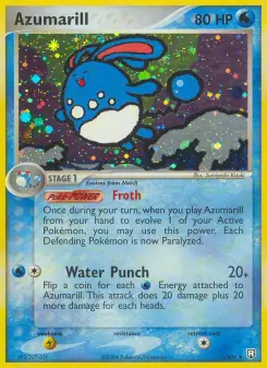 Pokémon-Karte Azumarill 001/109