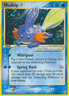 Pokémon-Karte Mudkip ☆ 107/109