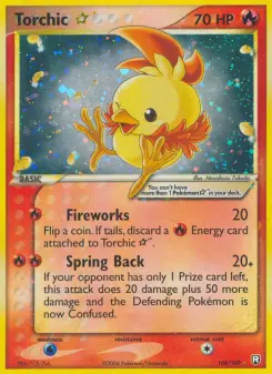 Pokémon-Karte Torchic ☆ 108/109