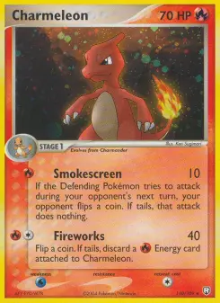 Pokémon-Karte Charmeleon 110/109