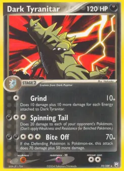 Pokémon-Karte Dark Tyranitar 019/109