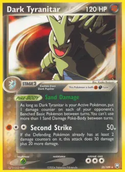 Pokémon-Karte Dark Tyranitar 020/109