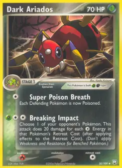 Pokémon-Karte Dark Ariados 030/109