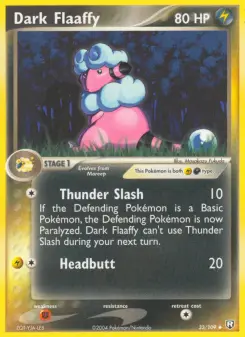 Pokémon-Karte Dark Flaaffy 033/109
