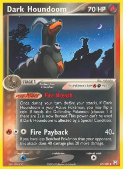 Pokémon-Karte Dark Houndoom 037/109