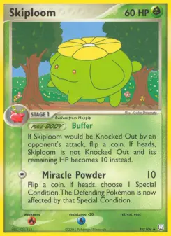 Pokémon-Karte Skiploom 049/109