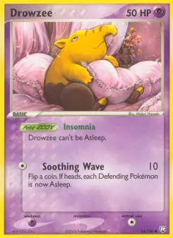 Pokémon-Karte Drowzee 054/109