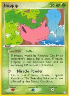 Pokémon-Karte Hoppip 057/109