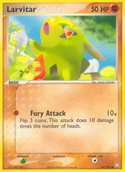 Pokémon-Karte Larvitar 062/109