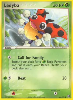 Pokémon-Karte Ledyba 064/109
