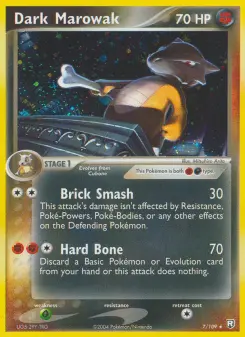 Pokémon-Karte Dark Marowak 007/109
