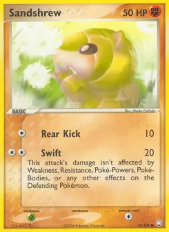 Pokémon-Karte Sandshrew 074/109