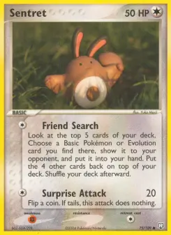 Pokémon-Karte Sentret 075/109