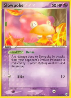 Pokémon-Karte Slowpoke 076/109