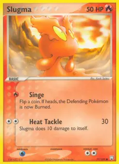 Pokémon-Karte Slugma 077/109