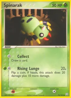 Pokémon-Karte Spinarak 078/109
