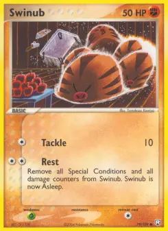 Pokémon-Karte Swinub 079/109