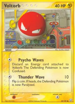 Pokémon-Karte Voltorb 080/109