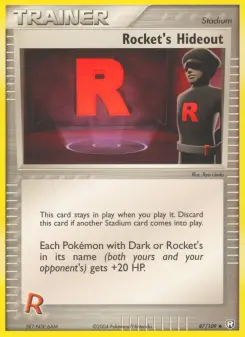 Pokémon-Karte Rocket's Hideout 087/109