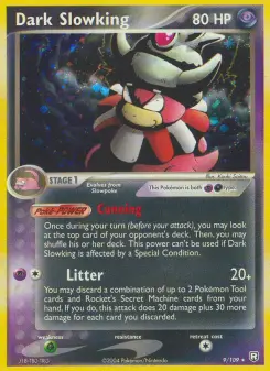 Pokémon-Karte Dark Slowking 009/109