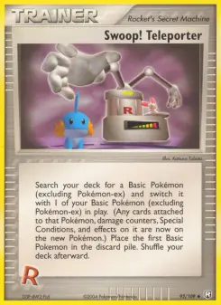 Pokémon-Karte Swoop! Teleporter 092/109