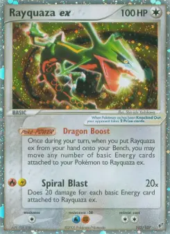 Pokémon-Karte Rayquaza ex 102/107