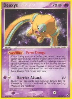 Pokémon-Karte Deoxys 018/107