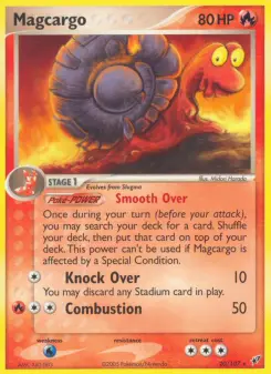 Pokémon-Karte Magcargo 020/107